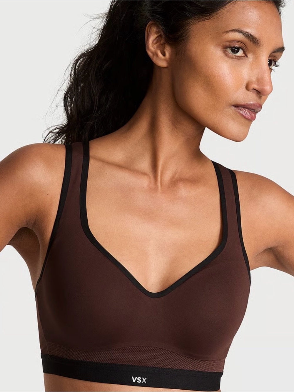 VSX Incredible Max Sports Bra in Ganche with Black Trim